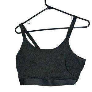 Hands free pumping bra XXL grey